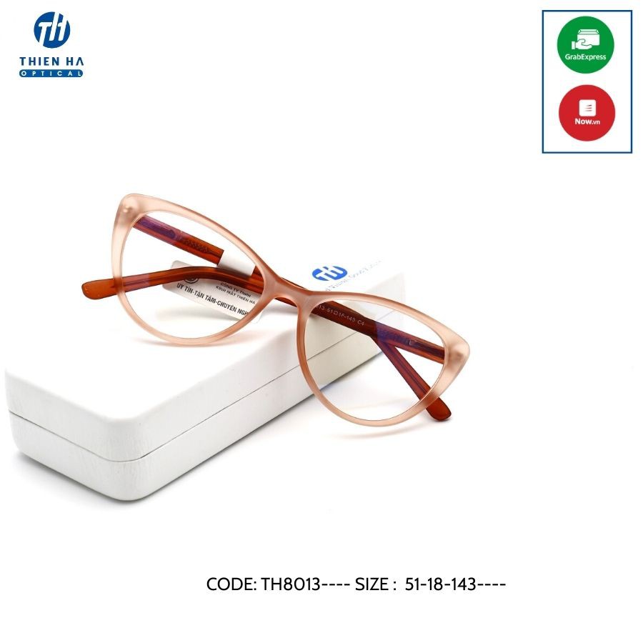 Gọng kính mắt mèo THIÊN HÀ OPTICAL cao cấp hàng đẹp giá rẻ, nhiều màu mới lạ TH8013
