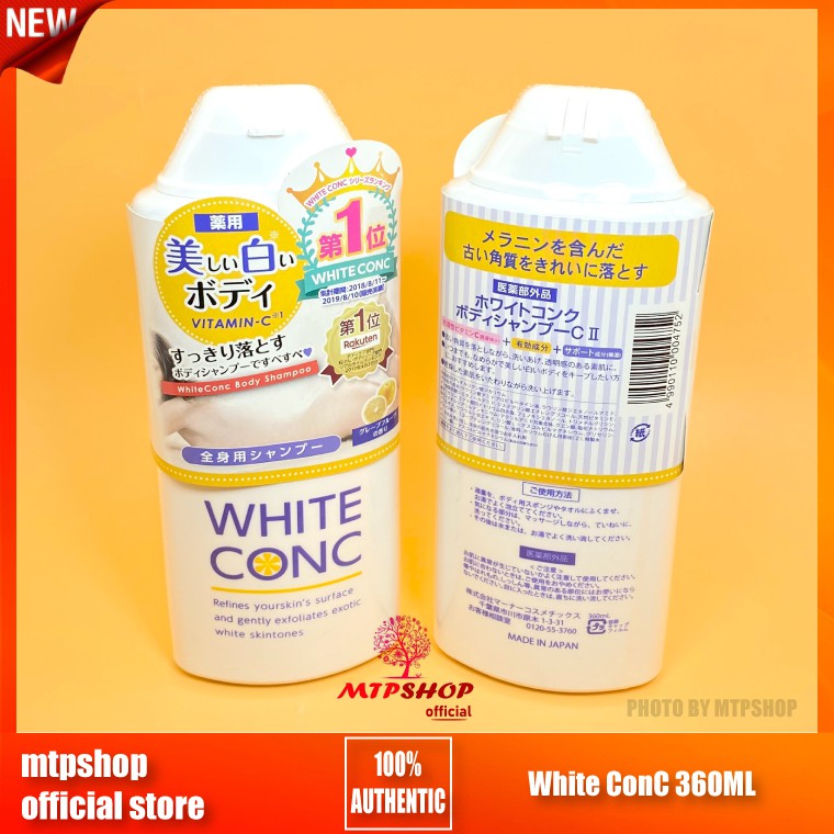 Sữa Tắm White ConC 360ml Nhật Bản