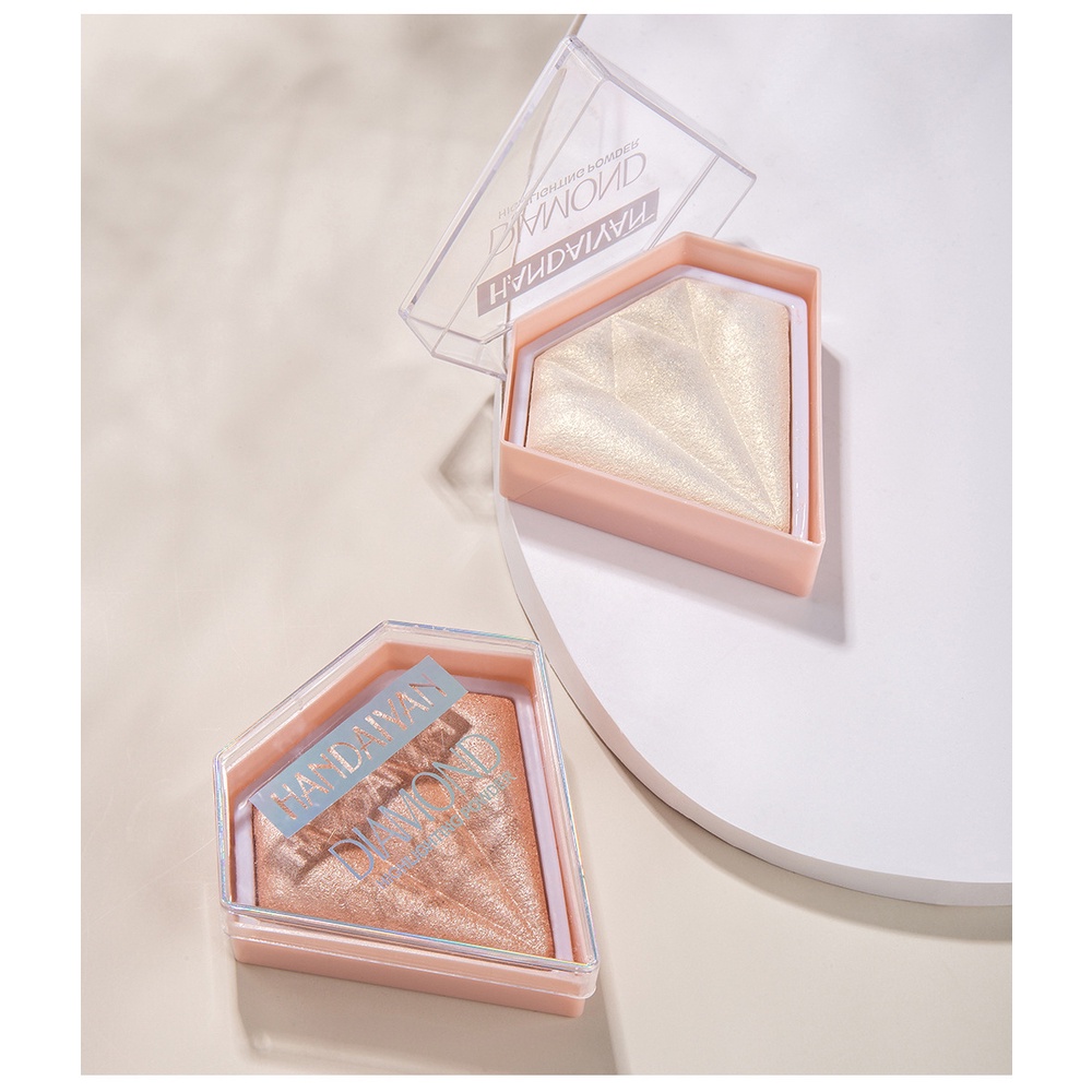Phấn Highlight Bắt Sáng HANDAIYAN Diamond Glow Lấp Lánh Tiện Dụng Chất Lượng Cao 8g C1
