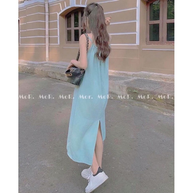 MAXI CỔ YẾM CHẤT THÔ ĐŨI XỊN XÒ