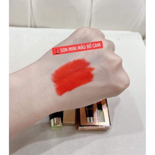 set make up mimi magic skin ( gồm 1 thỏi son đỏ cam và 1 túp cc cushion)