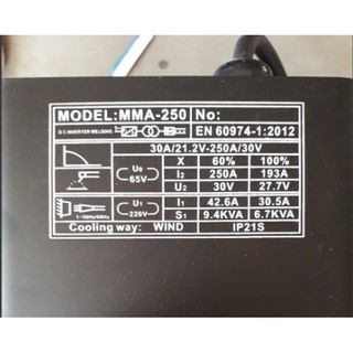 Máy hàn điện tử mini 250A / Máy Hàn Que Mini BASIC MMA-250