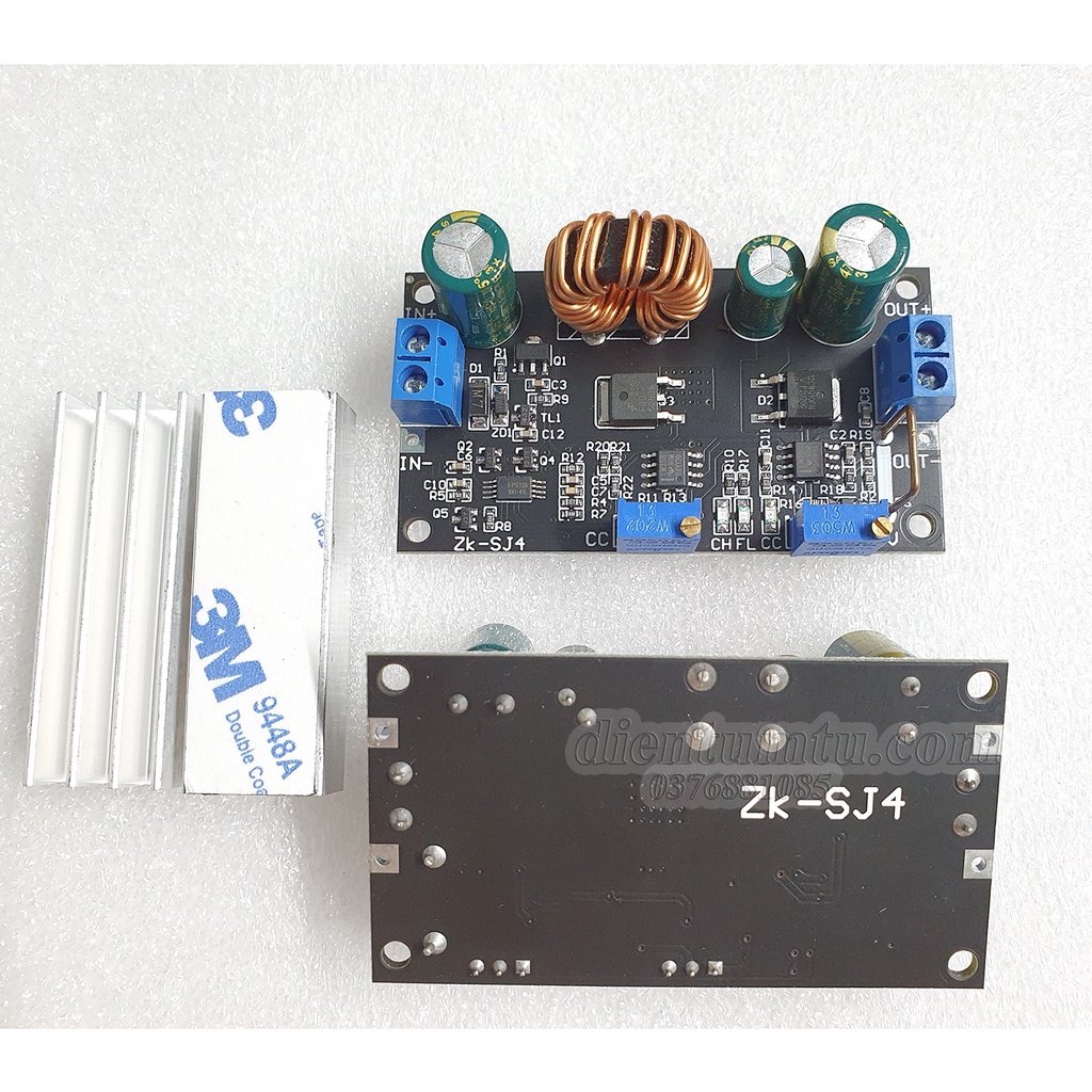 Mạch ổn áp Buck-Boost SJ4 có chỉnh dòng 3A 35W