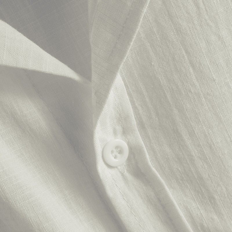 Áo sơ mi INCERUN ngắn tay màu trơn thời trang cho nam