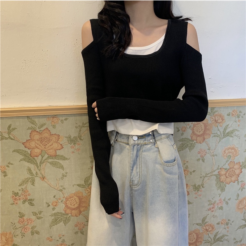 NRVP Áo Sweater Dài Tay Phong Cách Hàn Quốc Sành Điệu Dành Cho Nữ