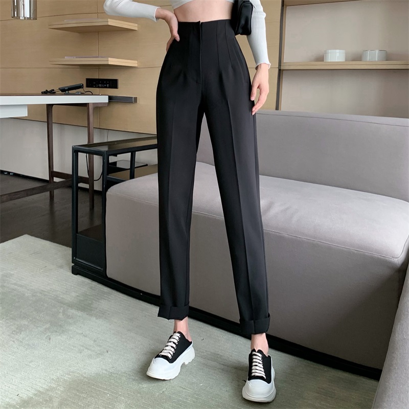 IELGY Quần Tây Lưng Cao Thời Trang Xuân Hè 2021 Cho Nữ