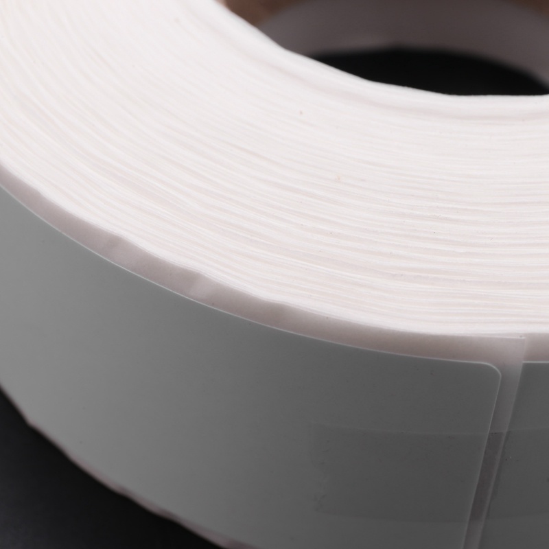 Nhãn tủ đông có thể tháo rời 1 x 3 Inch Nhãn dán bảo quản thực phẩm Tủ lạnh Tủ đông Giấy nhãn ( Trắng trắng)