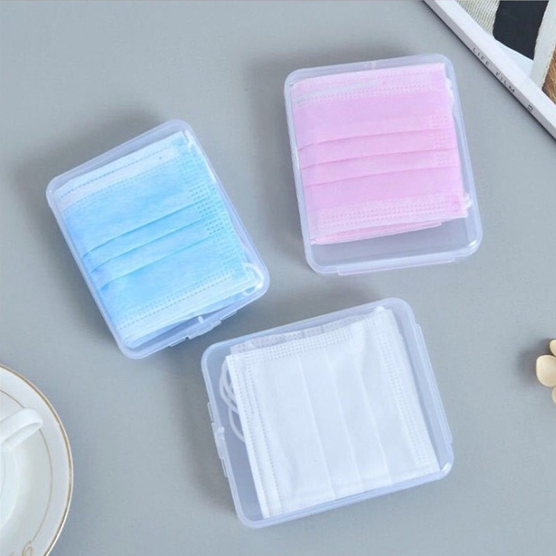 Hộp nhựa trong suốt hình vuông dùng để đựng trang sức mỹ phẩm