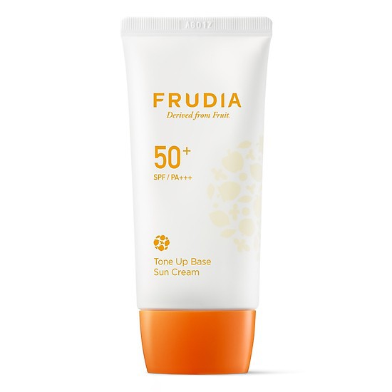 Kem Chống Nắng Frudia Tone-Up Base Sun Cream 50+ SPF/PA+++ Làm Trắng Sáng Da 50g
