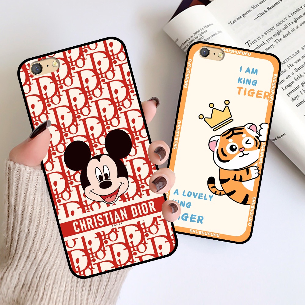 Ốp Oppo A39 / A57 / A71 / F3 Lite in hình mickey, hổ, kingtiger siêu rẻ T19 - T24