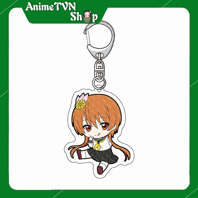 Móc khoá Mica dây xịn anime manga Nisekoi  - Nhựa Cứng Acrylic In 2 mặt sắc nét