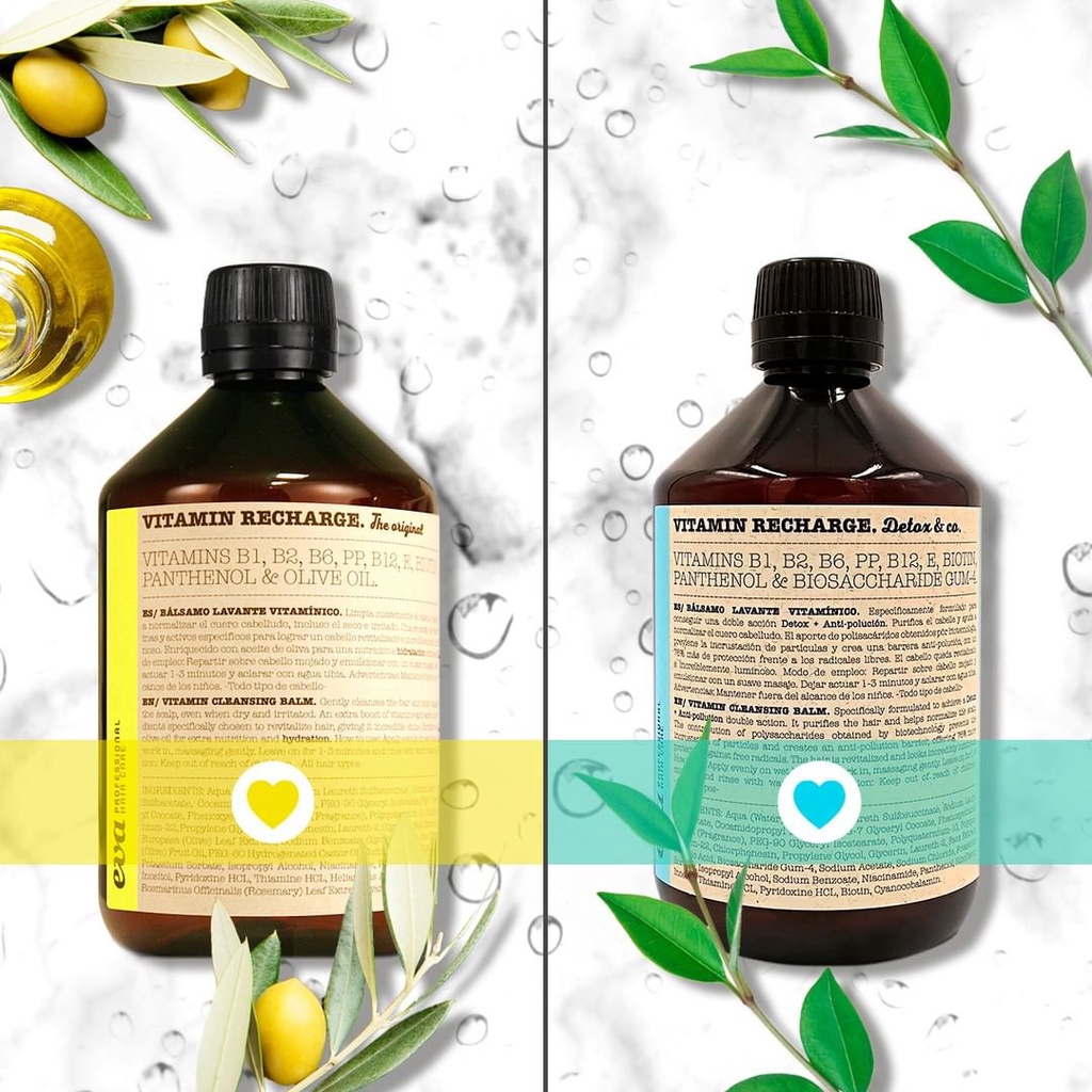 Dầu gội phục hồi và kích thích mọc tóc Vitamin Recharge - Eva Professional