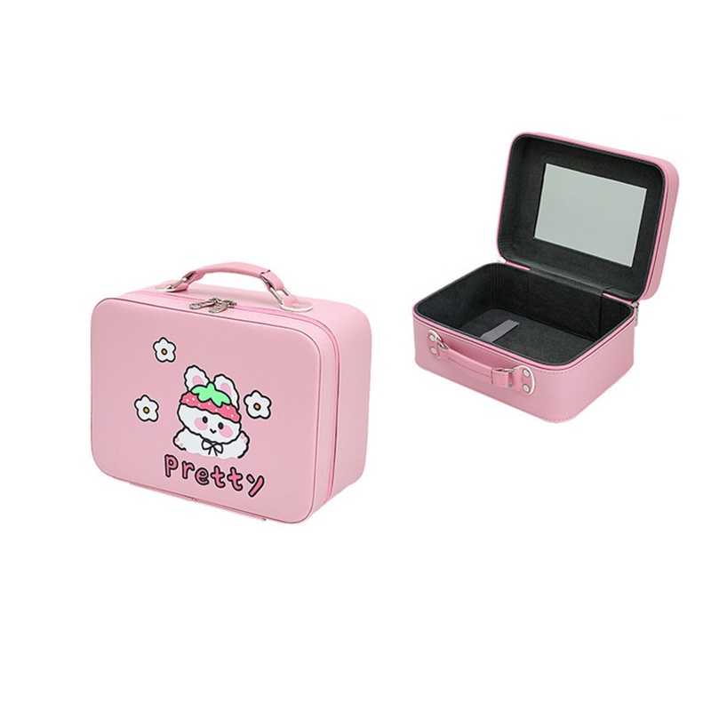 Túi Đựng Mỹ Phẩm Đa Năng Cỡ Lớn In Họa Tiết Hoạt Hình Xinh Xắn Dành Cho Nữ