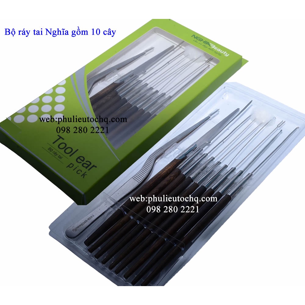 Bộ ráy tai Nghĩa gồm 10 cây