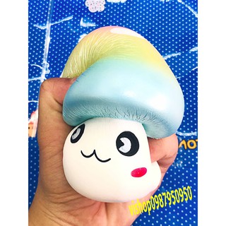 SQUISHY NẤM ĐỘI MŨ XANH (thaolinh950)