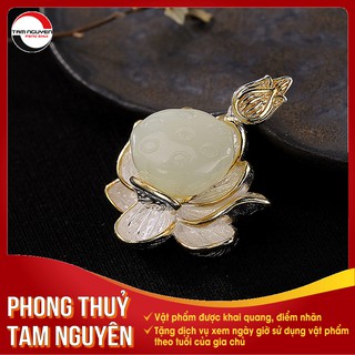 Dây Chuyền Liên Hoa (Hoa Sen) S925 - Biểu Tượng Của Nhân Cách Thanh Cao Và Thuần Khiết - Trang Sức Phong Thủy Cao Cấp