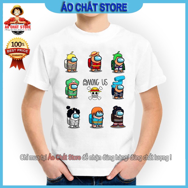 ÁO THUN AMONG US TRẺ EM VẢI ĐẸP | ÁO BÉ TRAI | BÉ GÁI AMONG US AU05