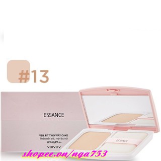Phấn Nền Số 13 Tông Da Sáng Essance Siêu Mịn Lâu Trôi Veil Fit Two Way Cake Spf40 pa++ Chính Hãng.