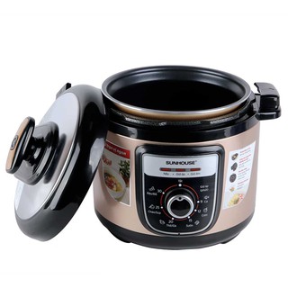 Nồi áp suất điện đa năng 5l sunhouse shd1653
