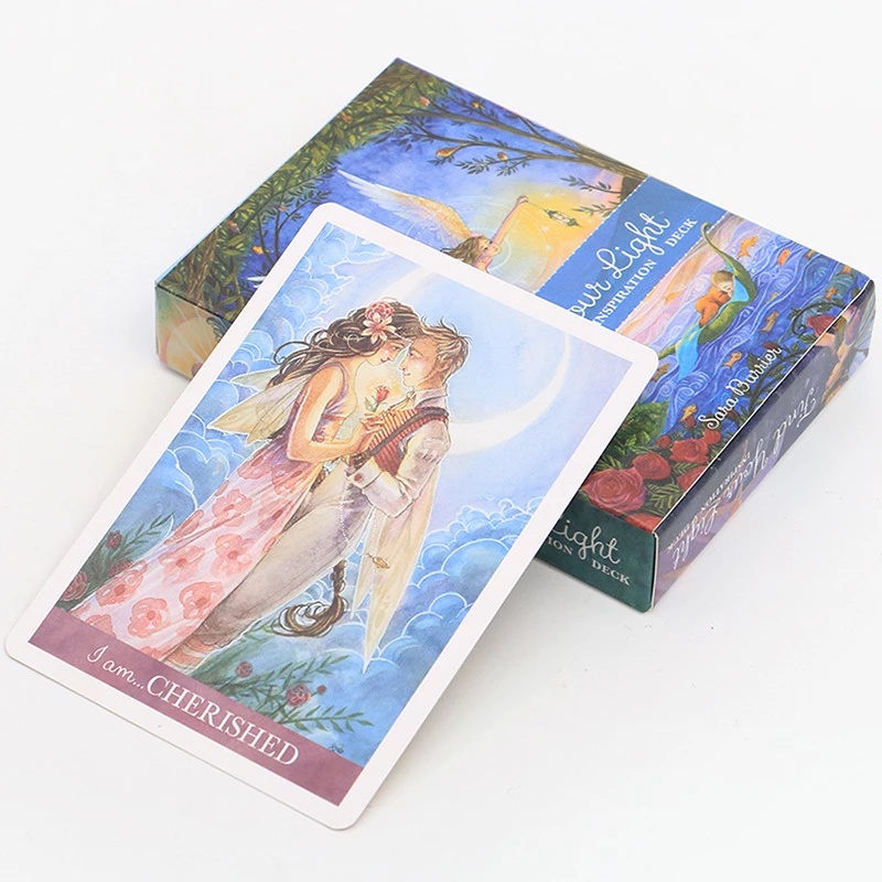 Find Your Light Inspiration Deck Bộ 44 Thẻ Bài Trò Chơi Truyền Cảm Hứng Bằng Giấy Độc Đáo