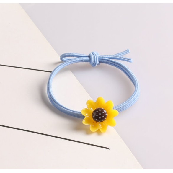 Thun Cột Tóc Hình Hoa Hướng Dương Thương Style Hàn Quốc Hot Trend