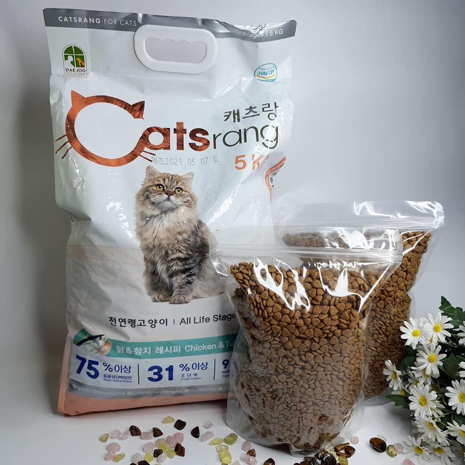 [Gói Lẻ] Thức ăn hạt catsrang cho mèo - gói một cân