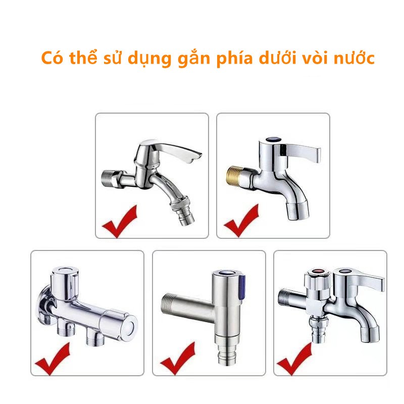 ĐẦU NỐI CHUYỂN ĐỔI NHANH VÒI NƯỚC -1/2INCH，Đầu nối ống nước DN15