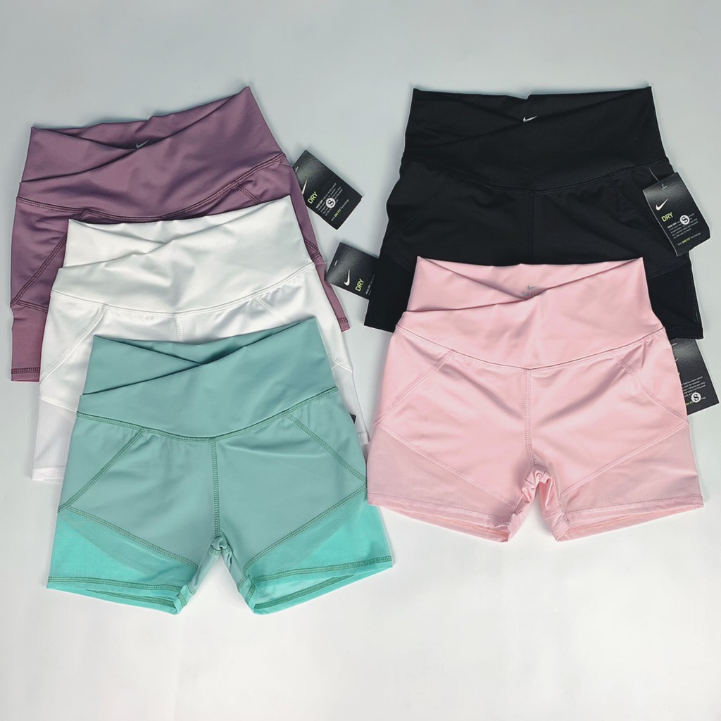 [Có Túi Nhỏ] Quần Short Lỡ Biker Thể Thao Nữ Phối Lưới Cực Xinh
