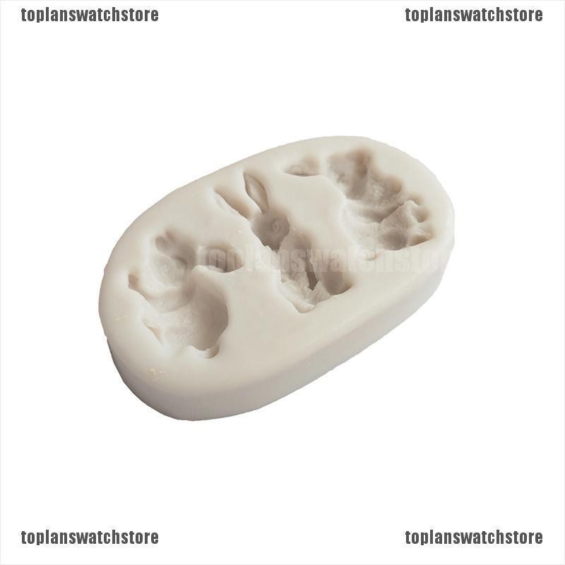 Khuôn silicone Làm Bánh Hình Thỏ Đáng Yêu