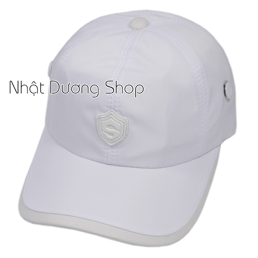 Nón kết dù logo chữ S, sò to đẹp mắt - chất liệu vải dù phù hợp cho mọi người