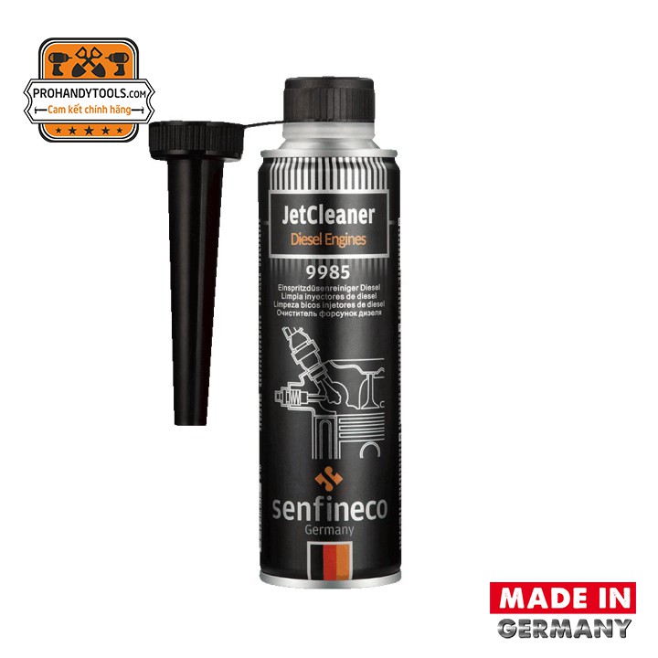 Dung Dịch Vệ Sinh Béc Dầu - Senfineco Jetcleaner Diesel Engine [300ml] 9985