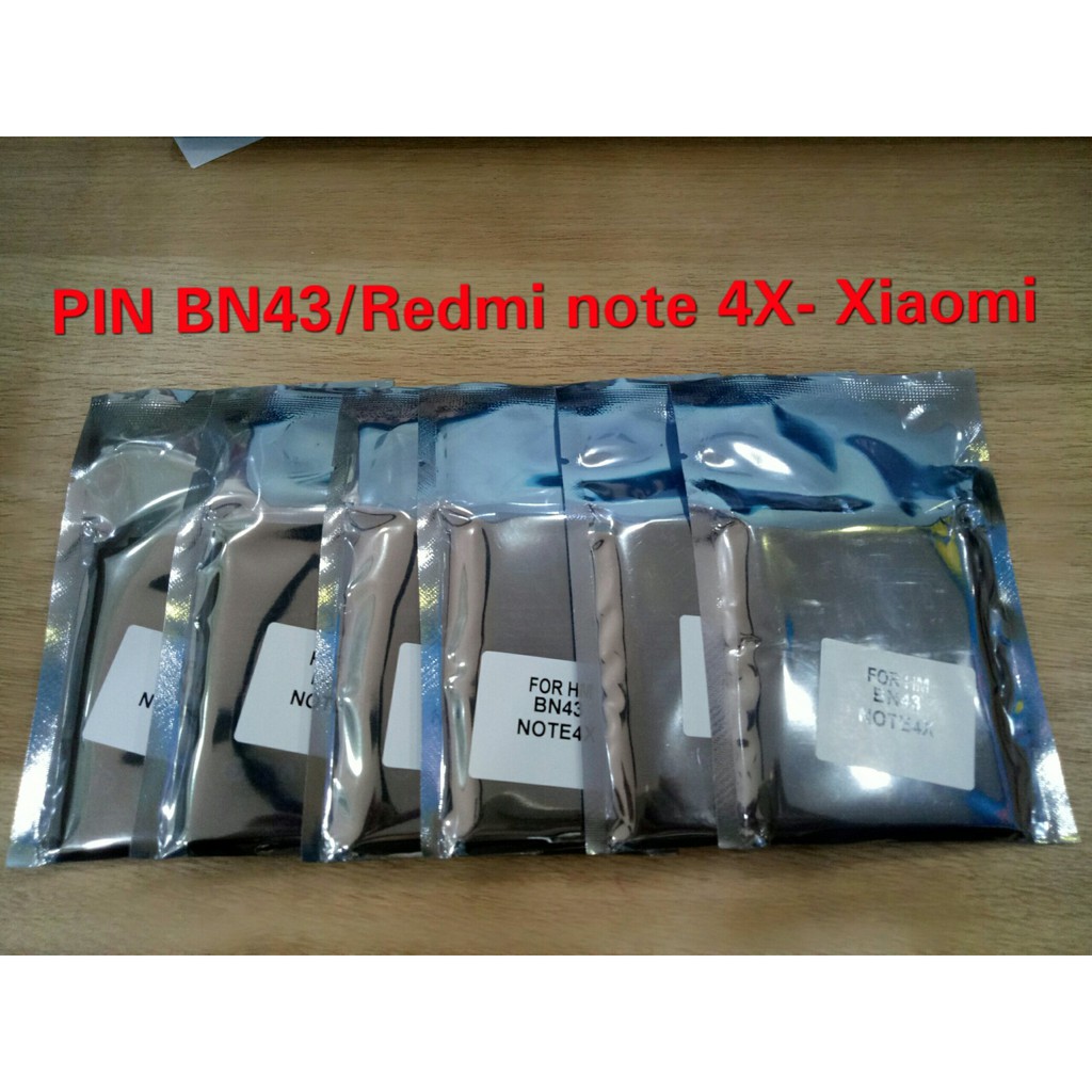 pin BN43- redmi note 4X- Xiaomi