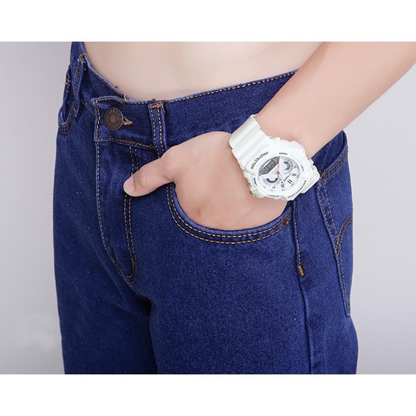 Quần shorts jeans nam ống suông trung niên vãi đẹp size 28 đến 40