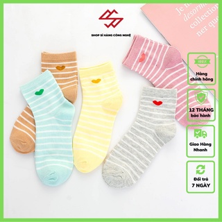 Tất nữ cổ ngắn siêu xinh mềm phong cách Hàn Quốc trẻ trung dễ thương freesize giao ngẫu nhiên