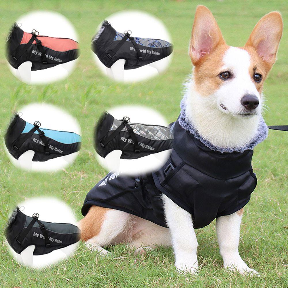 Áo Khoác Phản Quang Chống Thấm Nước Mùa Thu Đông Cho Cún Cưng LAYOR1