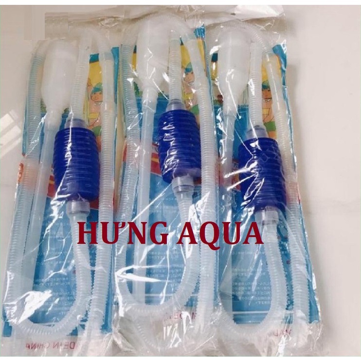 Vòi bơm tay hút nước, dụng cụ hút cặn bể cá, bơm hút chất lỏng loại thường và có van khóa