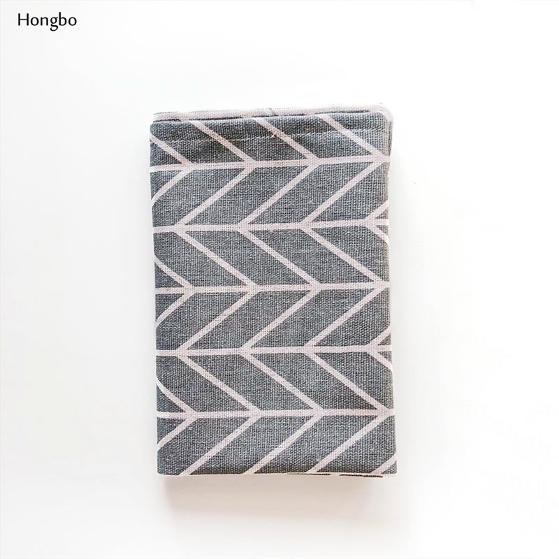 1 Tấm Lót Bàn Ăn Bằng Cotton Họa Tiết Kẻ Sọc Thời Trang Nhật Bản
