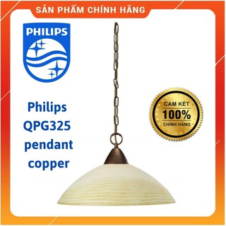 Đèn trần, đèn thả trang trí Philips QPG325, trợ sáng, chống lóa, hàng chính hãng, tặng kèm bóng đèn