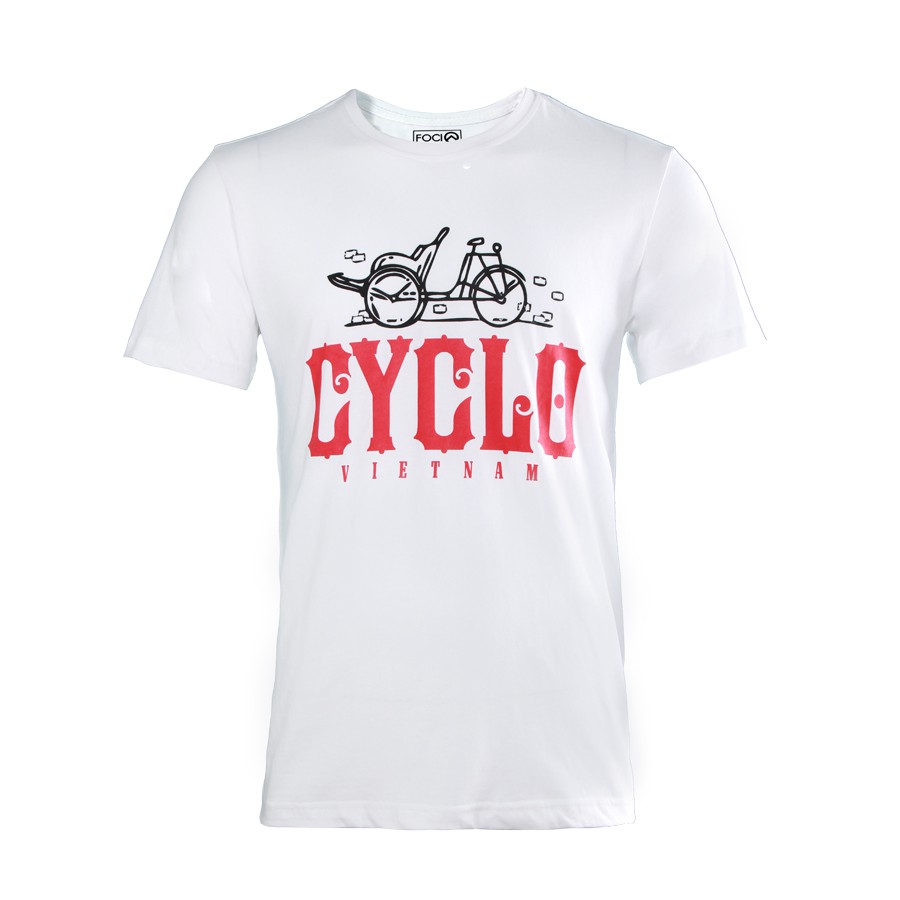 Áo thun Xích Lô Việt Nam - Quà tặng văn hóa Cultural Iamges T-shirt (Kèm lon giấy)