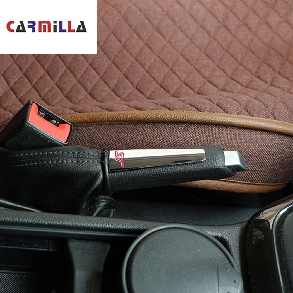 Miếng Dán Phanh Tay Bằng Thép Không Gỉ Cho Ford Focus 2013-2016 2017