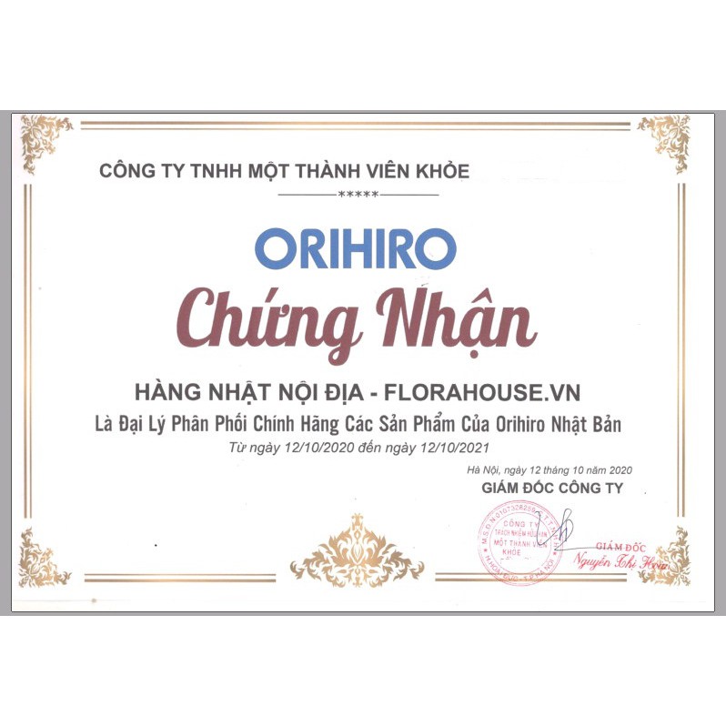 [CHÍNH HÃNG] Viên uống bổ sung vitamin D axit folic sắt Orihiro 120 viên | Thế Giới Skin Care