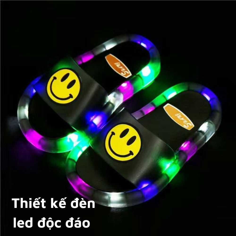 Dép phát sáng cho người lớn dép gắn đèn LED đế độc đáo siêu hot phát sáng thời trang Trung thu