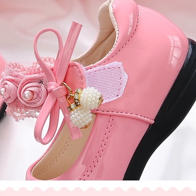 Giày Búp Bê Da Thời Trang Hàn Quốc 2022 Dành Cho Bé Gái