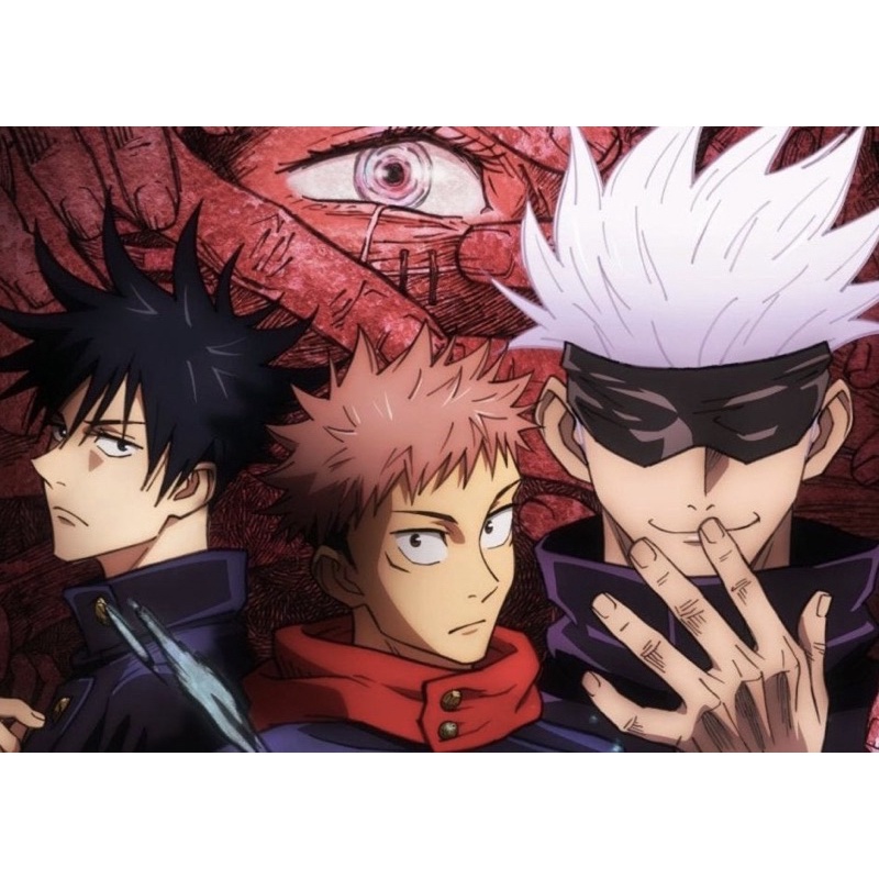 Combo 3-6 poster jujutsu kaisen A4 / tranh ảnh jujutsu kaisen