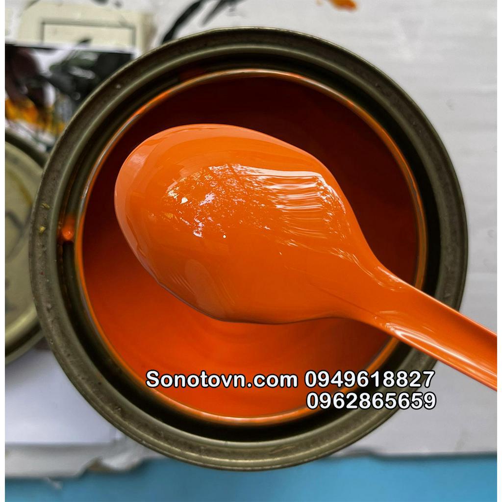 Màu sơn 2k cam Lyberty sơn xe máy nhà máy zin pha sẵn chuẩn đẹp