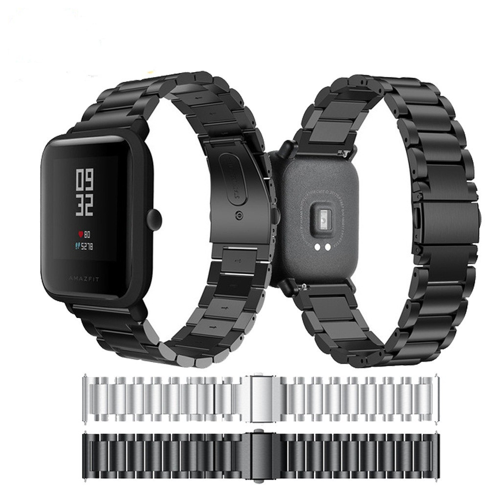 Dây đeo đồng hồ kim loại cho Xiaomi Huami Amazfit Bip Bit Lite