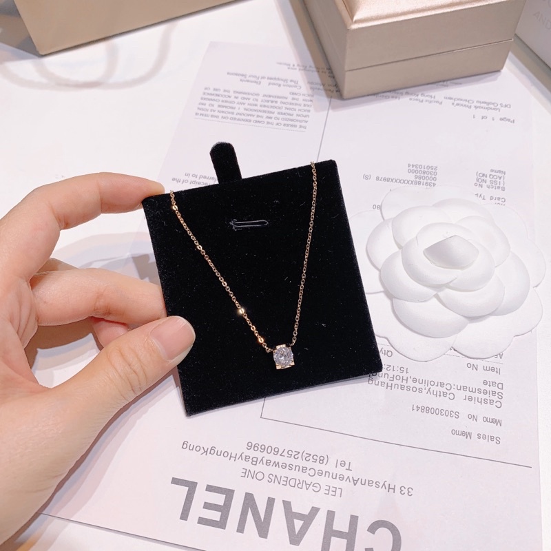 Bộ trang sức bằng titan cho nữ phong cách đơn giản