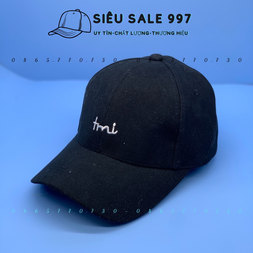 NÓN LƯỠI TRAI TMI NÓN KẾT NHUNG THÊU CHỮ NHIỀU MÀU THỜI TRANG NAM NỮ CÁ TÍNH