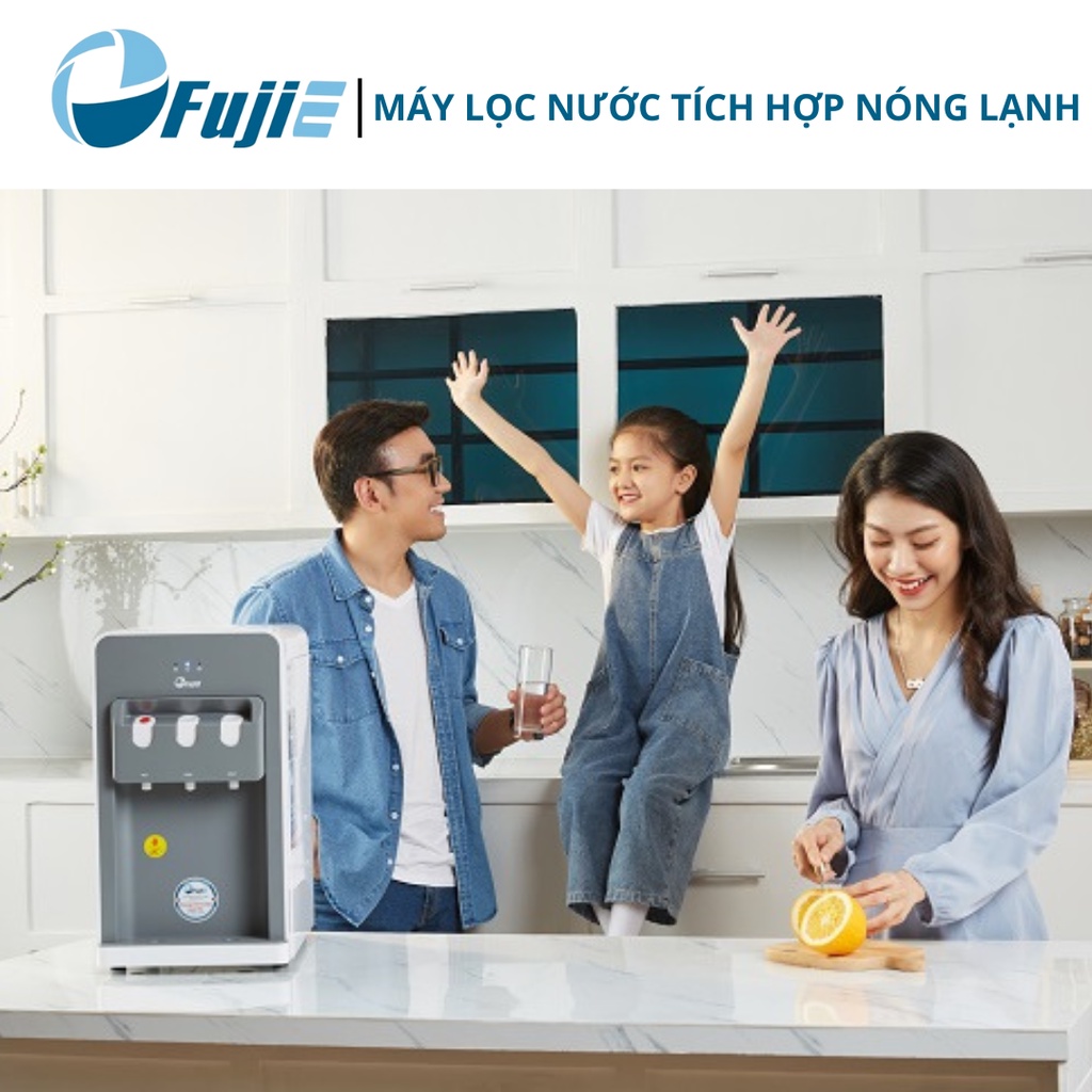 [Mã BMBAU300 giảm 10% đơn 499K] Máy lọc nước tích hợp làm nóng lạnh cao cấp FujiE WPD508C, bảo hành chính hãng 2 năm