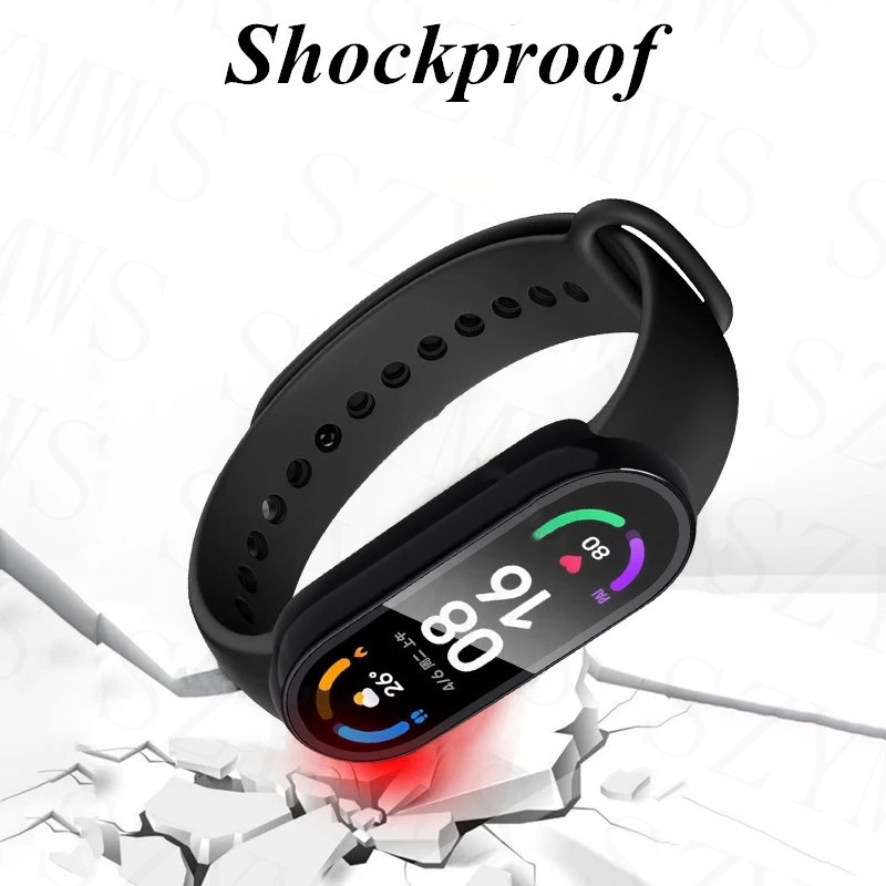 Ốp Bảo Vệ Toàn Diện Mặt Đồng Hồ Thông Minh Xiaomi Mi Band 8 7 6 5 Mi Band 8 7 6 5